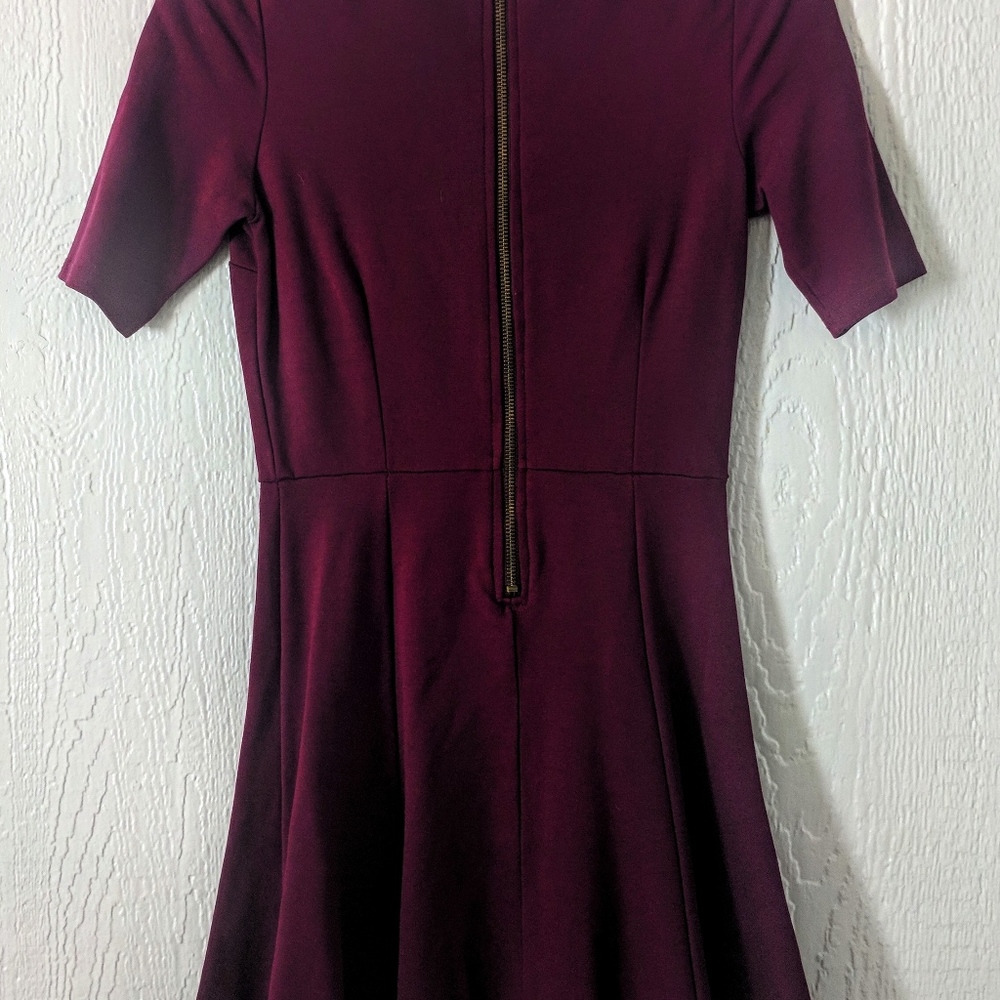 Love...Ady Maroon Dress - Picture 3 of 3